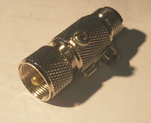 Metallic lightning arrestor golden in color