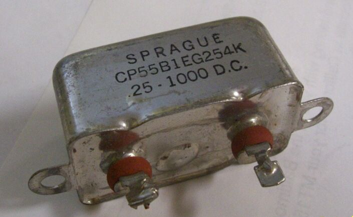 Oil based Capacitor on a White Background Two