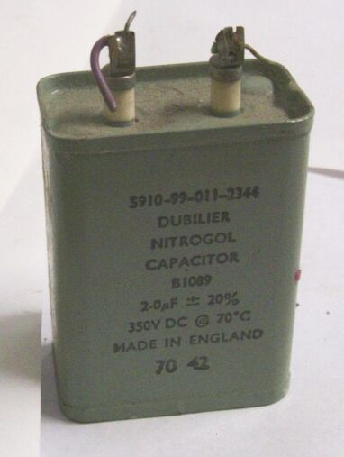 Oil based Capacitor on a White Background Eleven