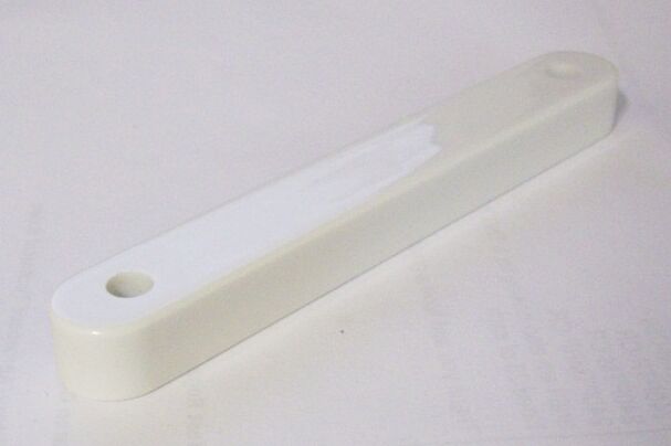 Coors long insulator with 0.25 inch holes on both sides