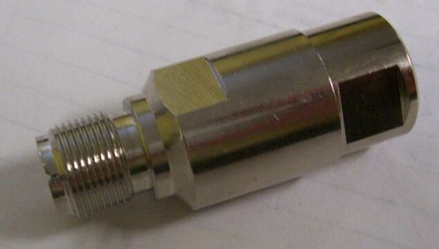 A Metallic Case With a Threaded Case One