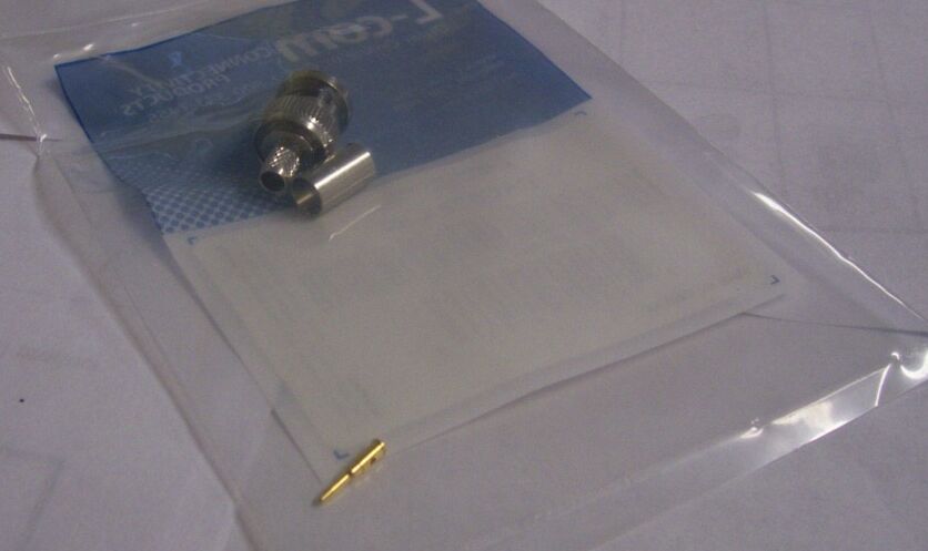 L Com BAC836A 59 BNCM for RG59 on a White Background