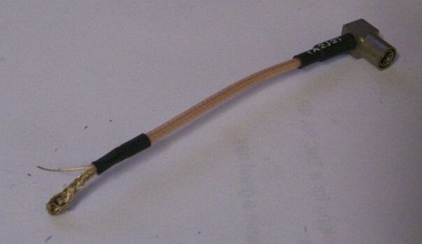 SMB Female PLUG Right Angle With Three inches