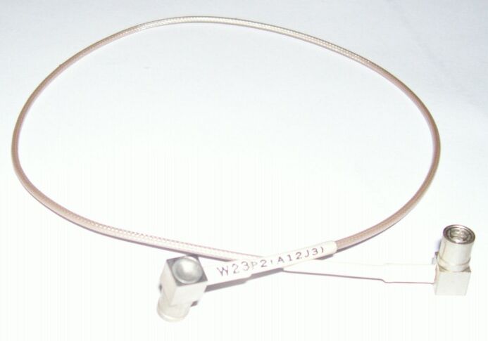 SMB Female Plug Right Angle in Metal