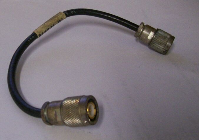 TNC Male Jumper cable on a Surface