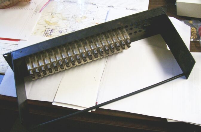 TRIMM 079611 Patch Bay Assembly on a White Background