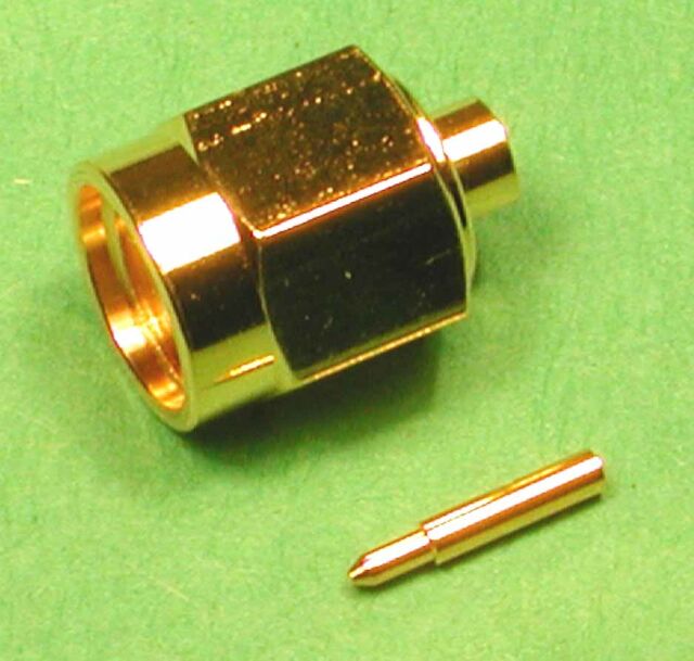 SMAM RG 405 .085 SR Gold With Pin One