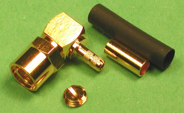 SMAM R A RG 178, 196 Crimp on a Green Background