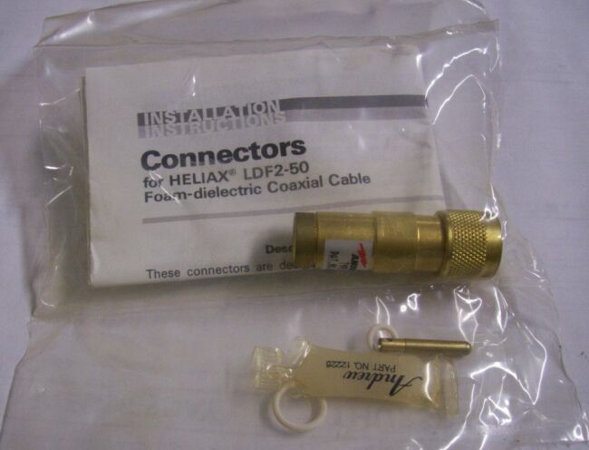 N Male for LDF2 50 Cable in a Plastic Case