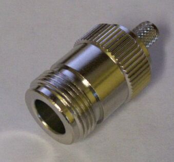 N Female RG 402 Semi Rigid .085, Solder on