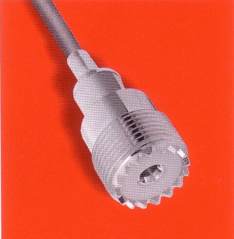 Inline SO 239 UHF F RG 8X, LMR 240 Crimp