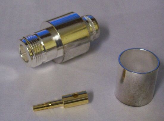 NF 600UF Silver body, Teflon, Gold solder pin